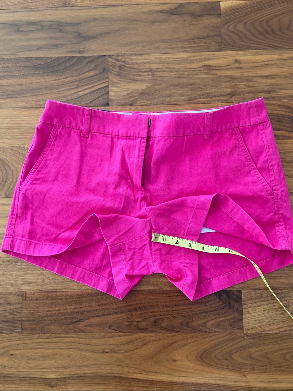 NWT J. Crew Women’s Chino Shorts 3.5” Pink Fuchsia Size 10 Tailored Preppy Chic - Picture 8 of 14
